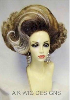 Custom Made None Lace -Drag queen-wig 2 